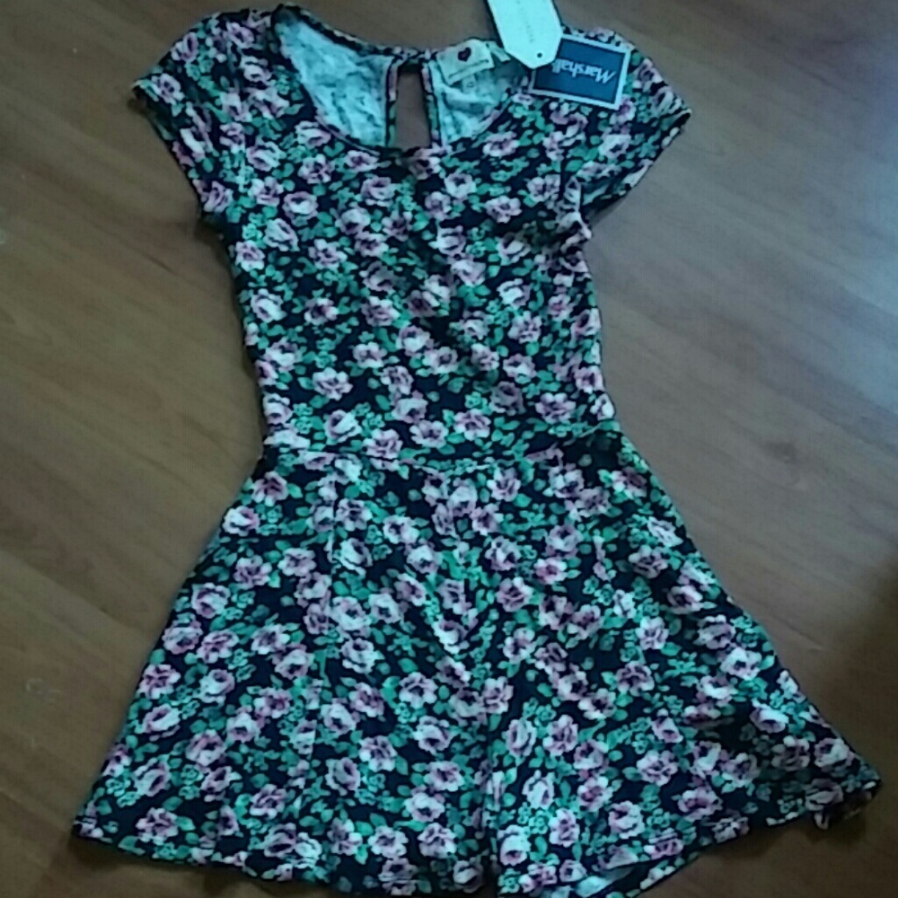 Floral Shorts Jumpsuit